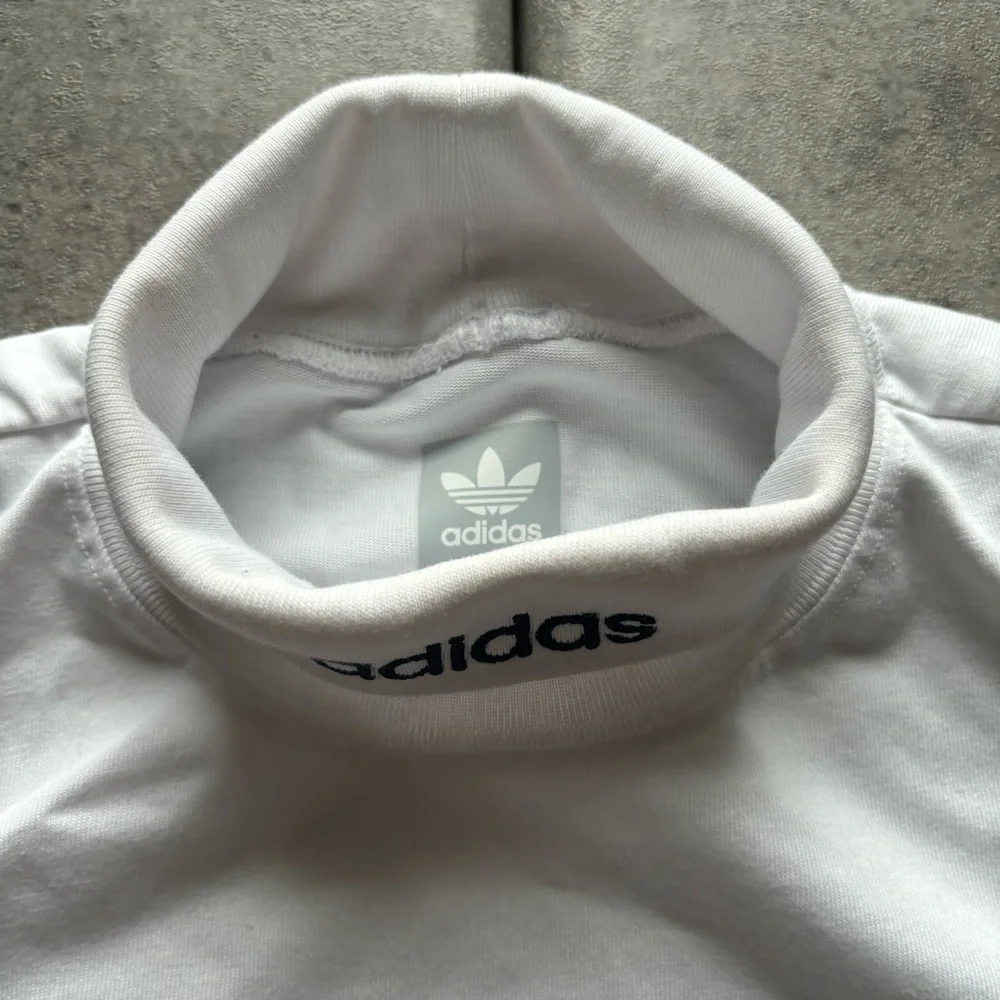 White adidas turtleneck